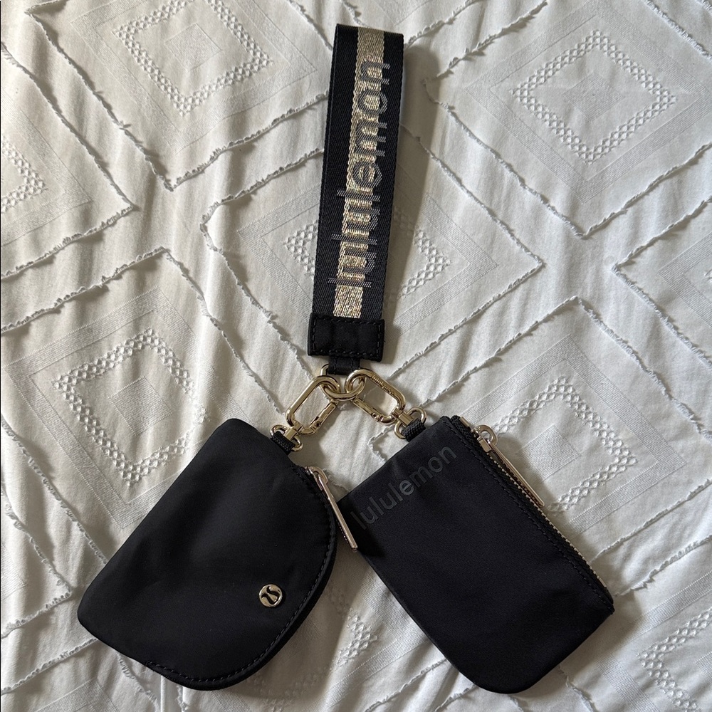 Lululemon Black Wristlet